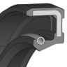 Манжета - 45x52x8 WA NBR DIN 3760